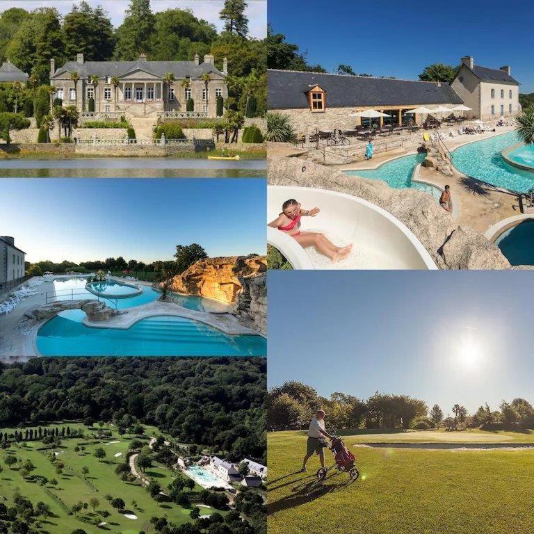 Mobilhome Tout Confort R10 Domaine De Lanniron 坎佩尔 外观 照片